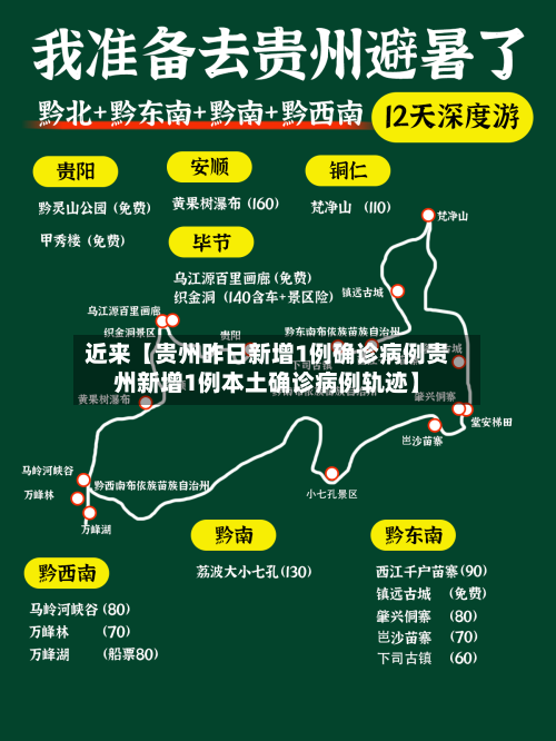 近来【贵州昨日新增1例确诊病例贵州新增1例本土确诊病例轨迹】-第1张图片