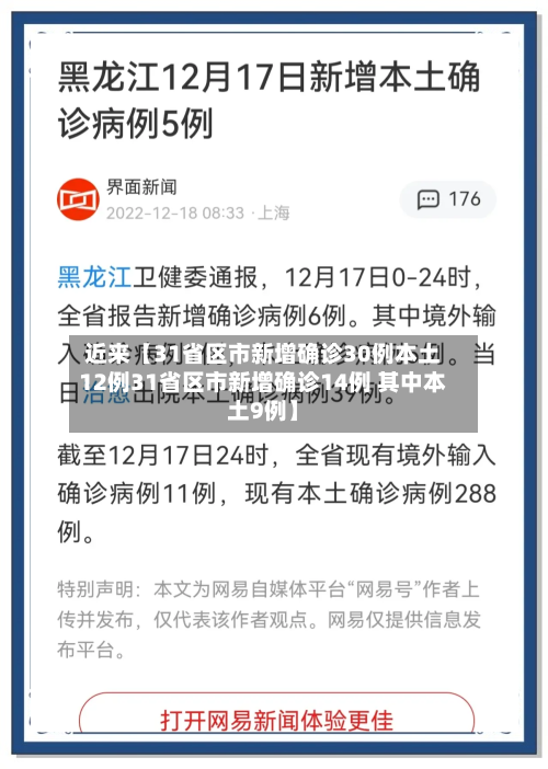 近来【31省区市新增确诊30例本土12例31省区市新增确诊14例 其中本土9例】-第2张图片