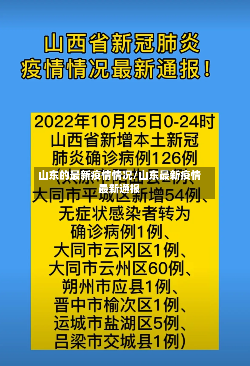 山东的最新疫情情况/山东最新疫情最新通报-第1张图片