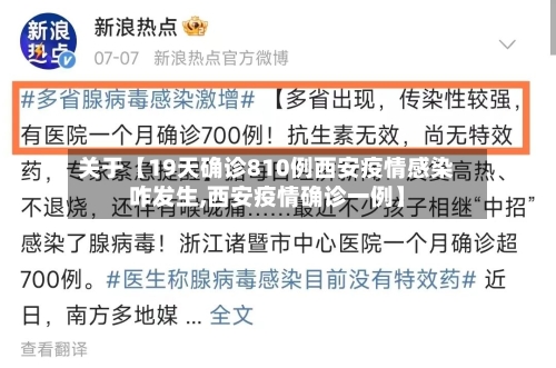 关于【19天确诊810例西安疫情感染咋发生,西安疫情确诊一例】-第1张图片